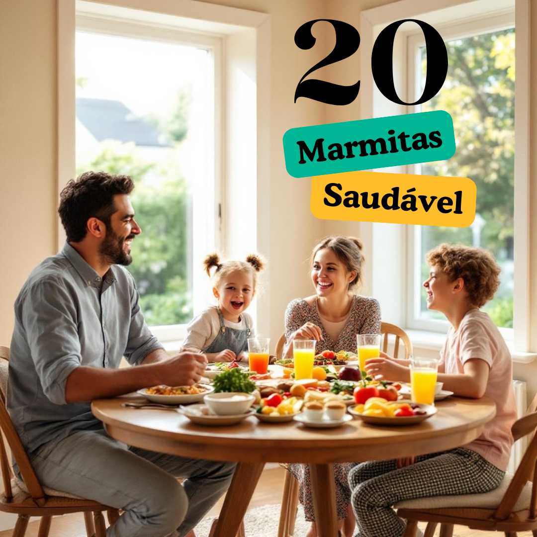 Kit 20 Marmitas Saudáveis – Alimentação Prática, Leve e Congelada