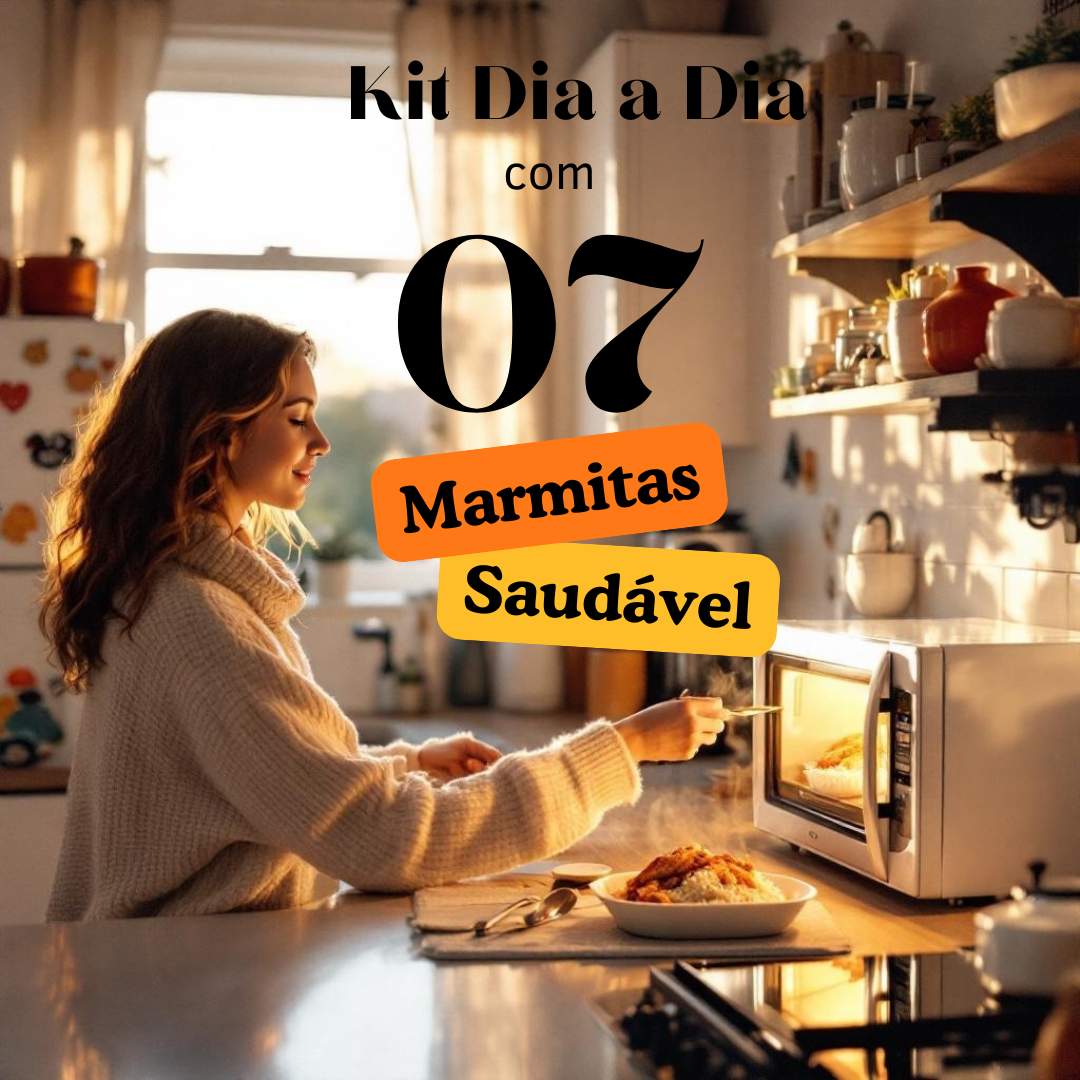 Kit 7 Marmitas Saudáveis – Prontas, Saborosas e Perfeitas para Dieta
