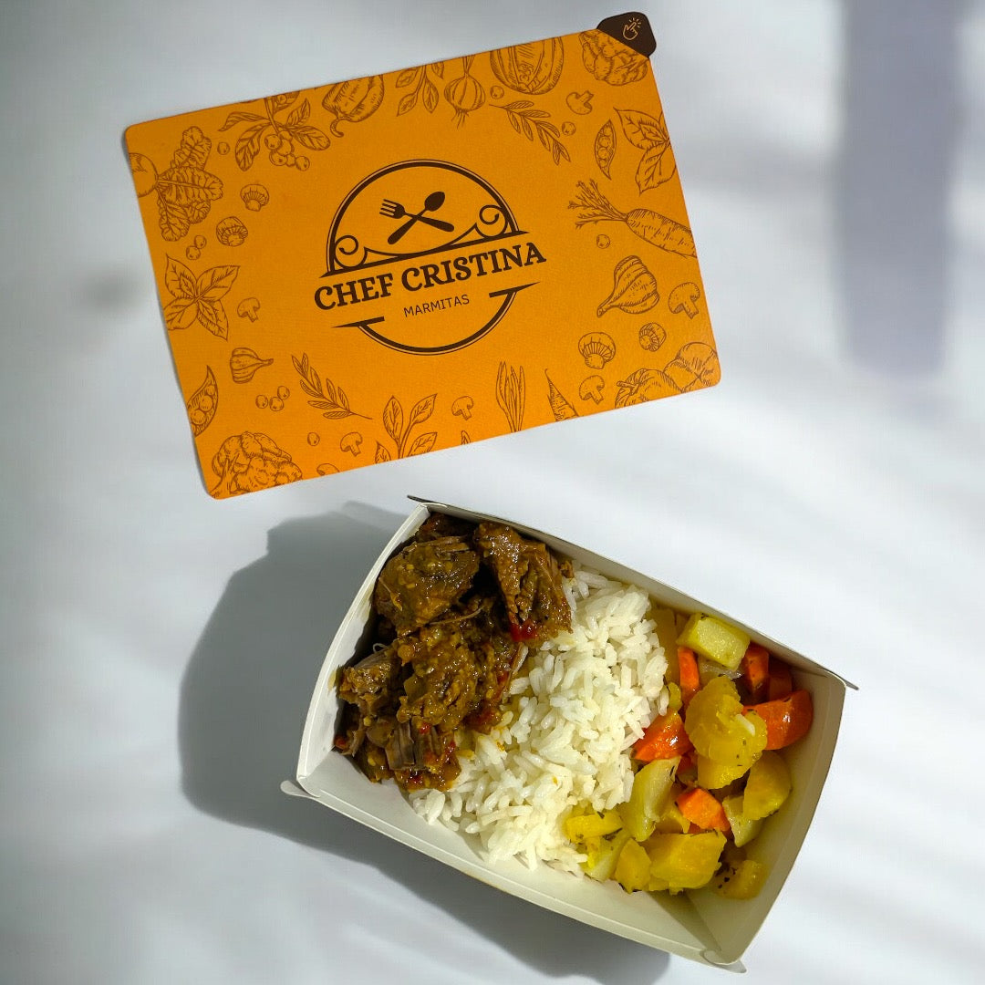 Picadinho com legumes ao vapor