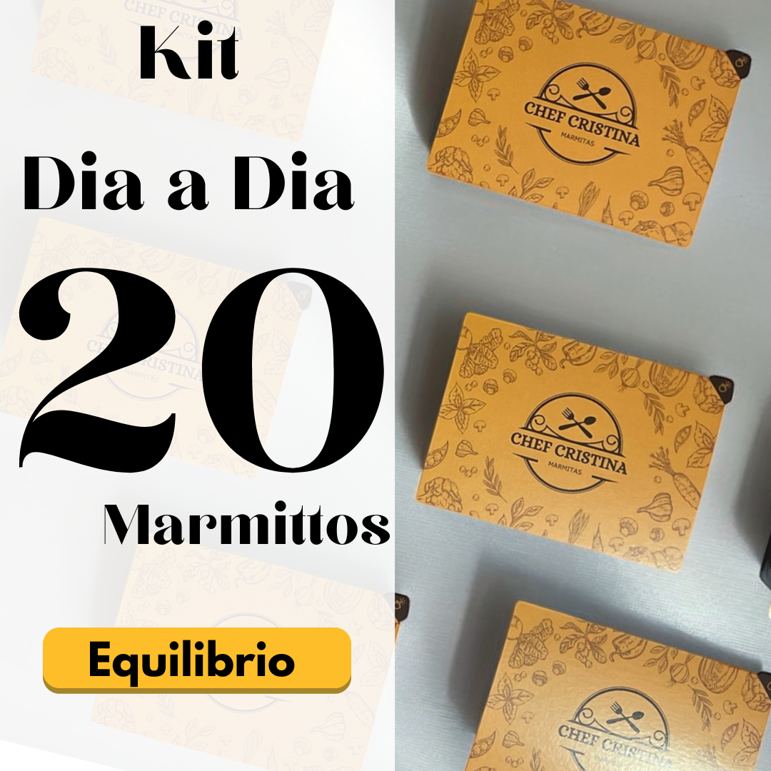 Kit 20 Marmitas - Equilíbrio