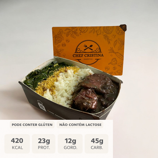 Feijoada Magra com Couve e Farofa