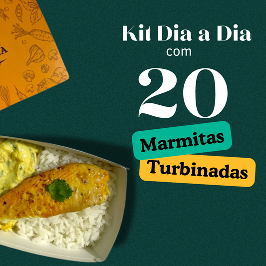 Kit 20 Marmitas Turbinadas – Porções Reforçadas, Práticas e Congeladas