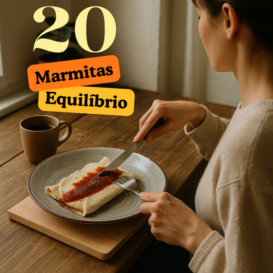 Kit 20 Marmitas Equilibradas – Refeições Práticas, Saudáveis e Variadas