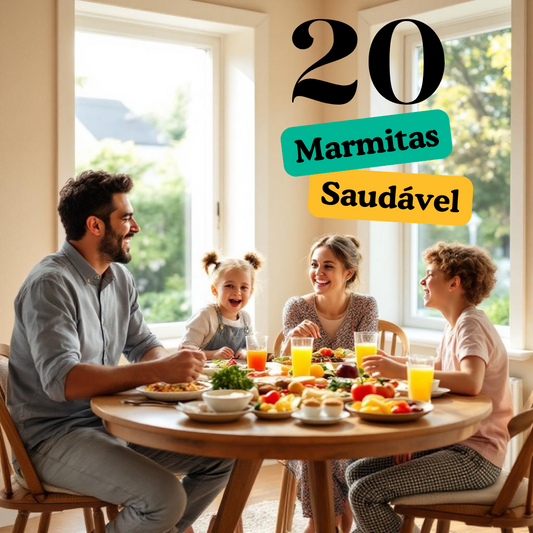 Kit 20 Marmitas Saudáveis – Alimentação Prática, Leve e Congelada