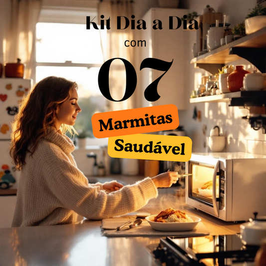 Kit 7 Marmitas Saudáveis – Prontas, Saborosas e Perfeitas para Dieta