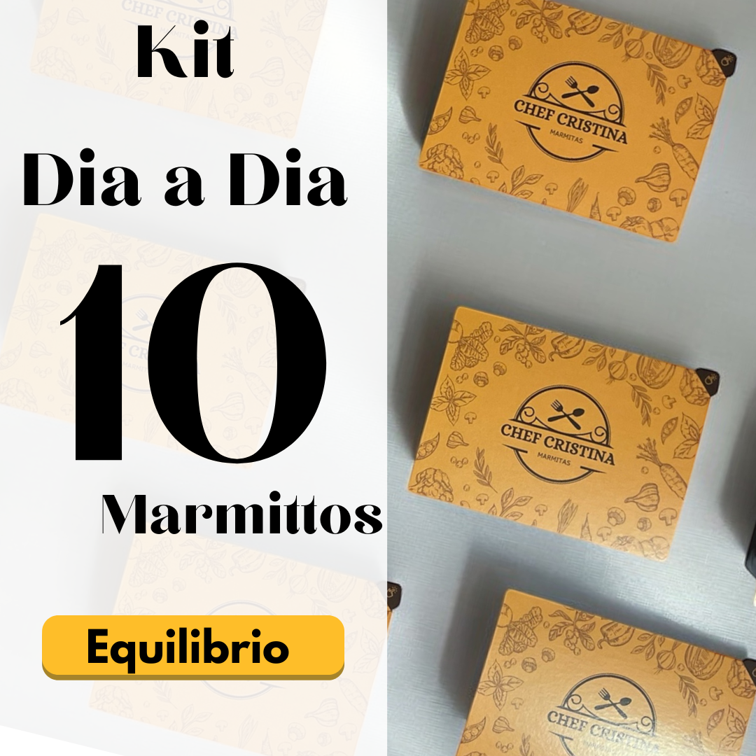 Kit 10 Marmitas - Equilíbrio