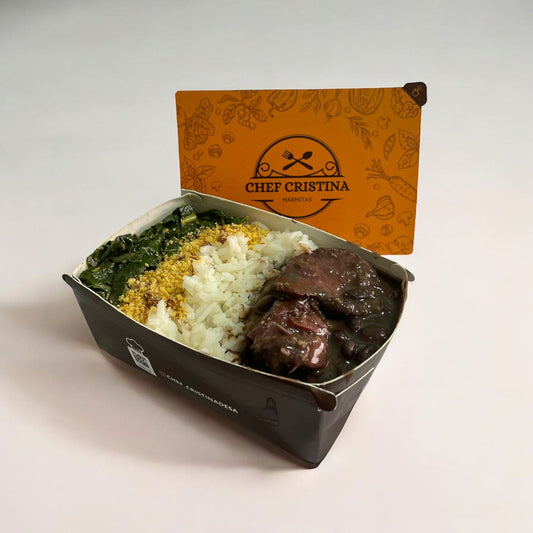 Feijoada Magra com Couve e Farofa - 380g